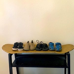 Bundle of 5 pairs Toddler size 4.5 VANS shoes.